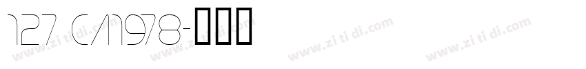 127 CA1978字体转换